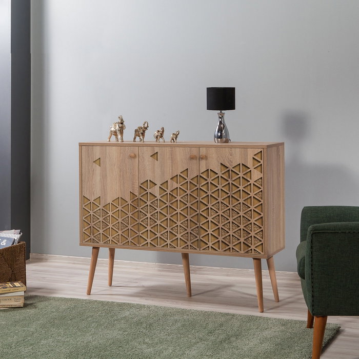 Hanah Home Mega - 120 Consola Roble Sonoma Hanah Home Mega - 120 Consola Roble Sonoma